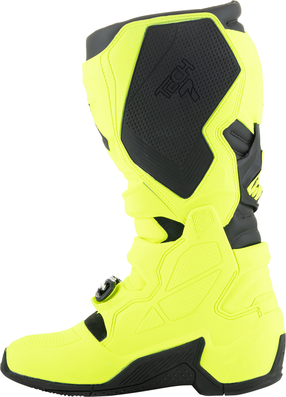 ALPINESTARS Tech 7 Boots - Fluorescent Yellow/Black - US 7 / EU 40.5 2012025-551-7