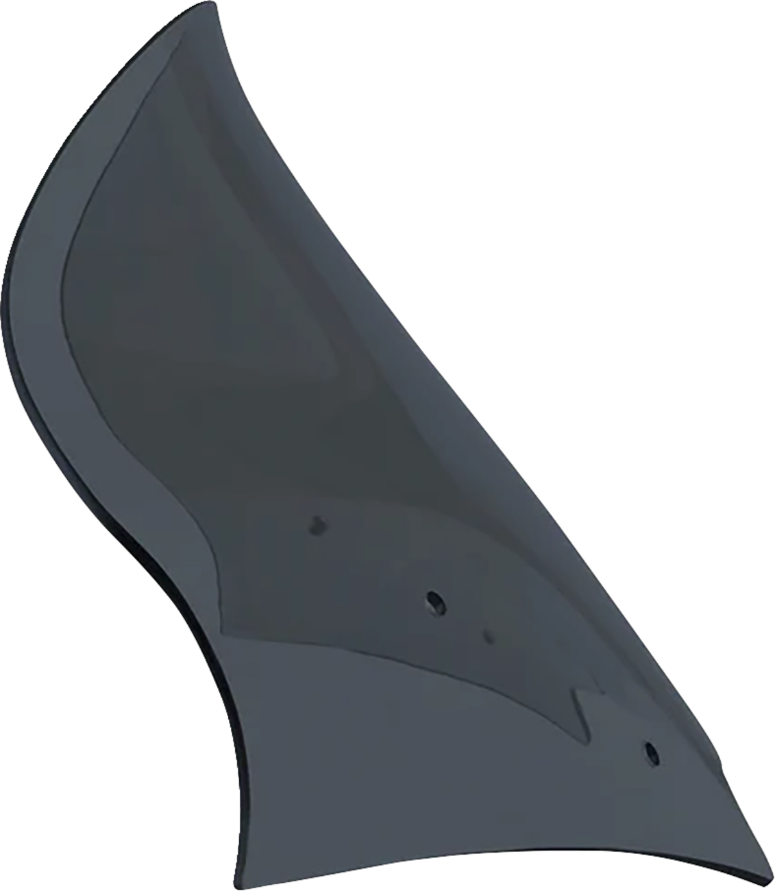 KLOCK WERKS Pro-Touring Flare® Windshield - 12" - Dark Smoke - '23-'25 FLTRX KWW-01-0705-DS