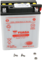 YUASA YB14L-B2 YUAM2214BIND Lead-Acid Battery - Dry Shipped, Compact Power Solution