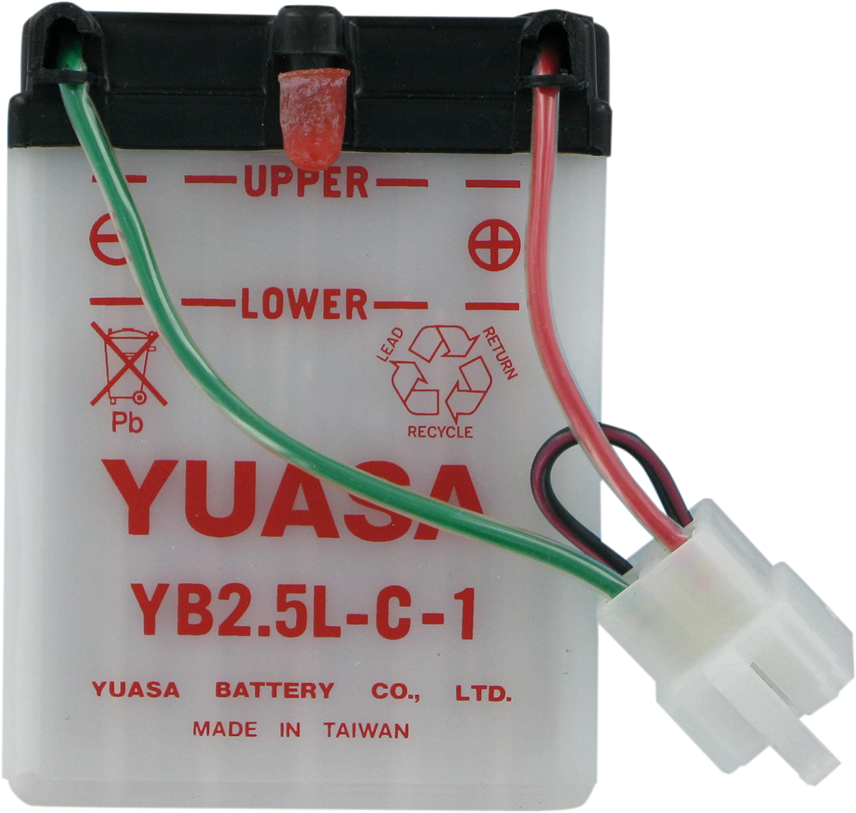 YUASA YB2.5L-C-1 YUAM22LC1 Lead-Acid Battery, Shipped Dry