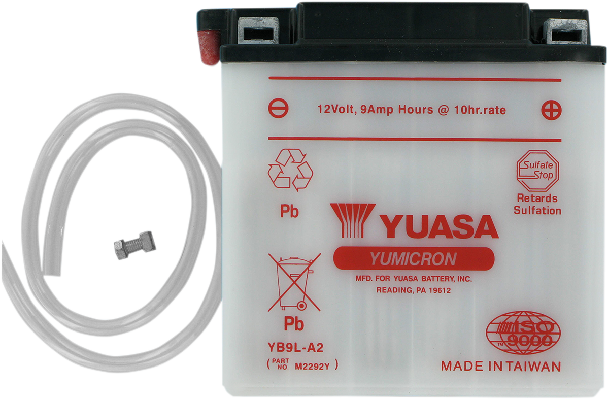 YUASA YB9L-A2 YUAM2292Y Lead-Acid Battery - Compact Power for Your Applications