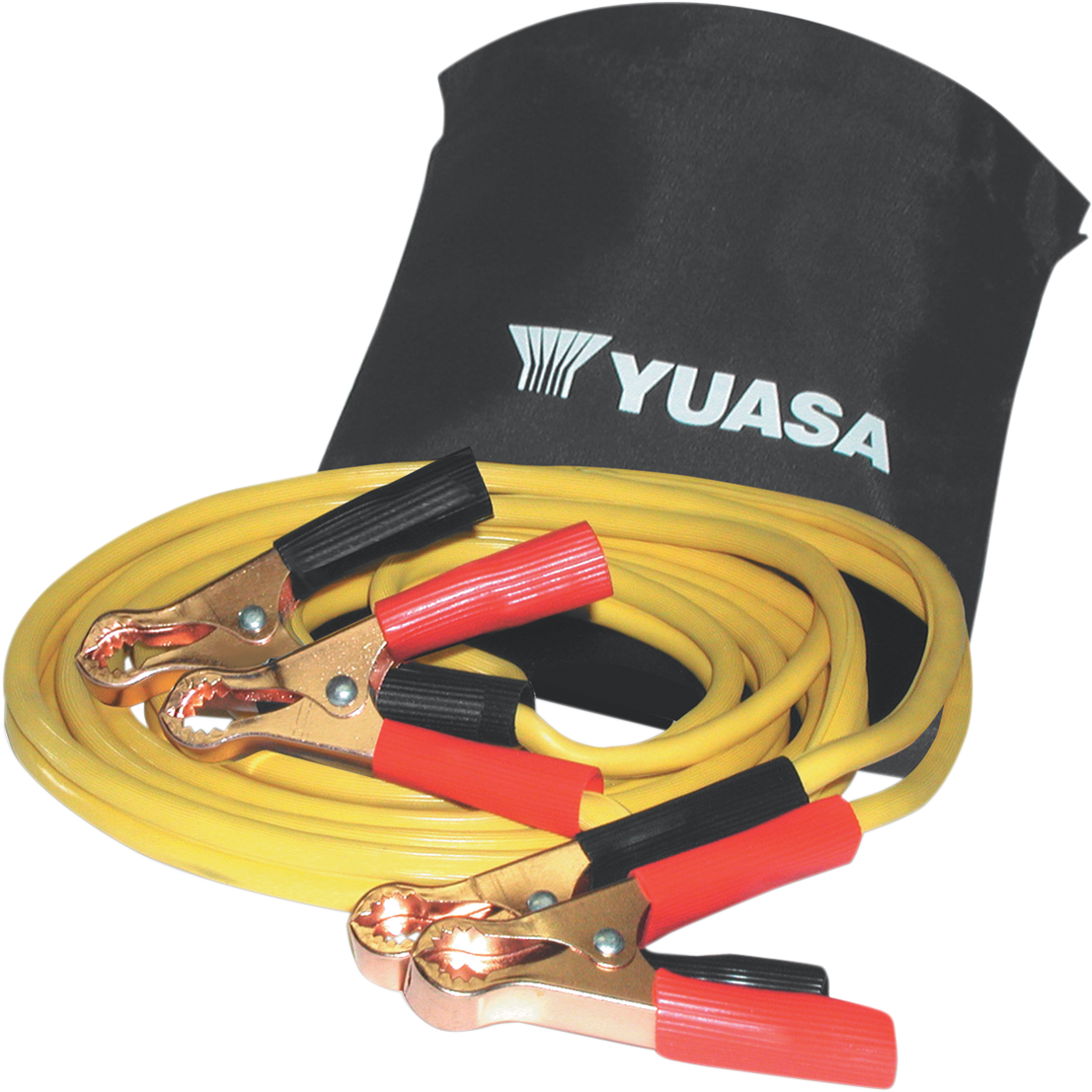 Yuasa Heavy-Duty 8-Foot Jumper Cables with Rubber Grip Handles – Model YUA00ACC07