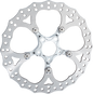 Arlen Ness Spider Rotor - 14 Inch Chrome Brake Disc with Titanium Floating Hardware for Harley Davidson