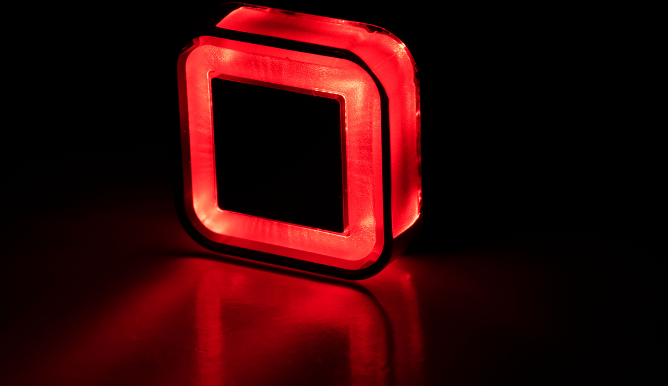 KOSO NORTH AMERICA Taillight - GT-07 - Red Lens HB042000