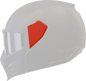 ICON Elsinore™ Side Plates - Race Red 0133-1666
