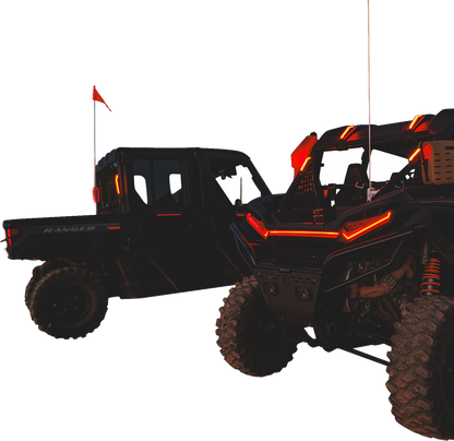 RAVEK Taillight - Red - Polaris Ranger 64-106