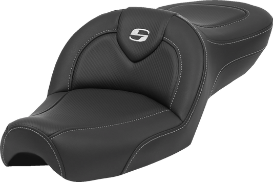 SADDLEMEN Roadsofa™ Seat - without Backrest - Carbon Fiber - XL '79-'03 879-03-185