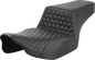 SADDLEMEN Step-Up Seat - Extended Reach - Front Honeycomb - Gray Stitch - FL '23-'24 823-07-17802