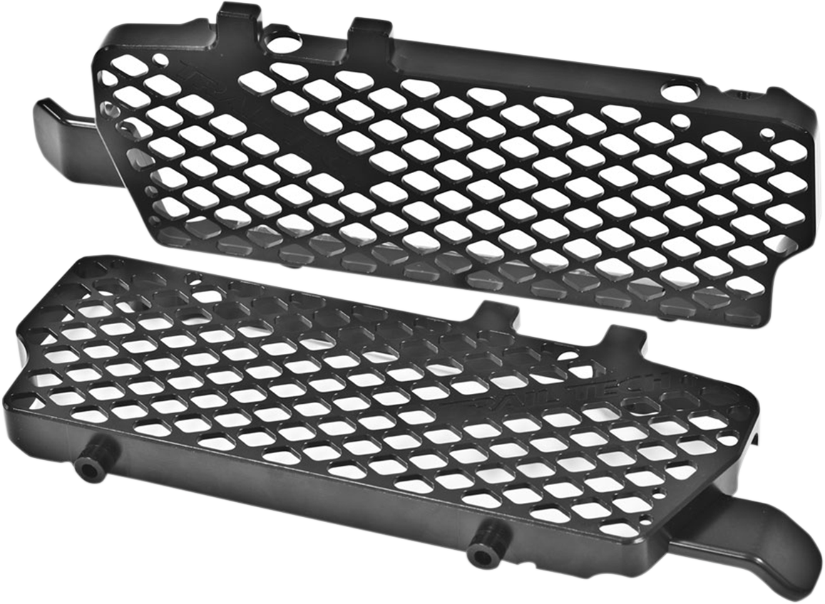 TRAIL TECH Radiator Guard Set - Black - Husaberg/Husqvarna/KTM 0150-RB02