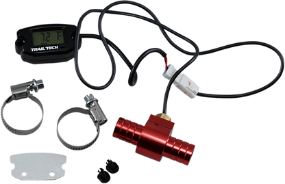 TRAIL TECH Universal Temperature Meter - Surface Mount - Black - 16 mm 742-EH4