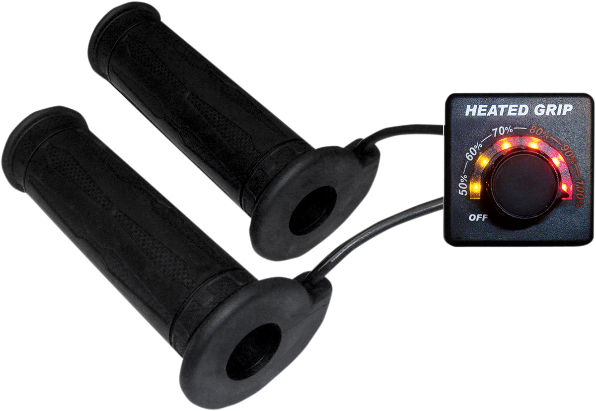 KOSO NORTH AMERICA Heated Grip Kit with LED Indicator - Motorcycle - 1" AM10720F