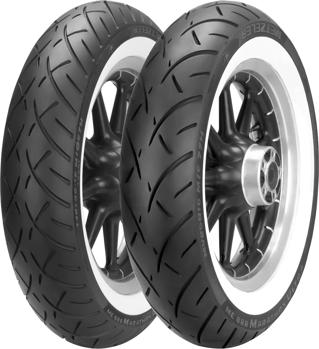 METZELER Tire - ME 888 Marathon™ Ultra - Rear - MT90B16 - Wide Whitewall - 74H 2408200