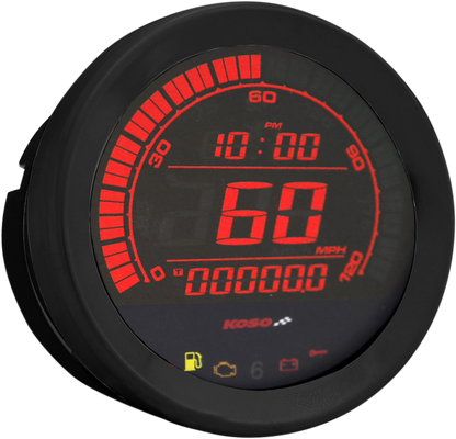 KOSO NORTH AMERICA 4" Speedometer - Black BA051010