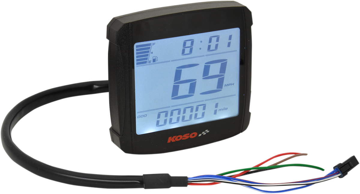 KOSO NORTH AMERICA XR-01 Speedometer - 2.94" L x 3.05" W x 0.94" D BB026000