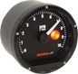 KOSO NORTH AMERICA TNT-01R Tachometer with Shift Light - 10,000 RPM - Black Casing/Black Face - 3.41" BA035130