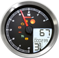 KOSO NORTH AMERICA Multi-Function Speedometer/Tachometer - HD-04 - Chrome BA051201