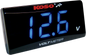 KOSO NORTH AMERICA Super Slim Volt Meter - Blue Digits - 2.22" W x 1.06" H x 0.43" D BA024B00