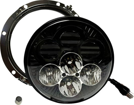 CUSTOM DYNAMICS Headlight - Shark Demon® - LED - Color Changing SD2-7-13