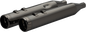 KHROME WERKS 4-1/2" HP-Plus® Slip-On Mufflers with Klassic Tip - Eclipse® - M8 201930