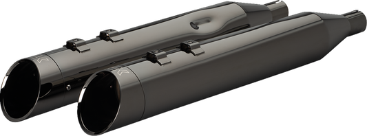 KHROME WERKS 4-1/2" HP-Plus® Slip-On Mufflers with Edge Tip - Eclipse® - M8  201935