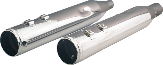 KHROME WERKS 4-1/2" HP-Plus® Slip-On Mufflers with Race Tip - Chrome - M8  202935