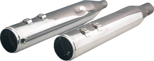 KHROME WERKS 4-1/2" HP-Plus® Slip-On Mufflers with Race Tip - Chrome - Twin Cam 202915