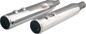 KHROME WERKS 4-1/2" HP-Plus® Slip-On Mufflers with Race Tip - Chrome - Twin Cam 202915
