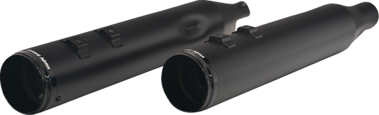 KHROME WERKS 4-1/2" HP-Plus® Slip-On Mufflers with Race Tip - Black - Twin Cam 202920