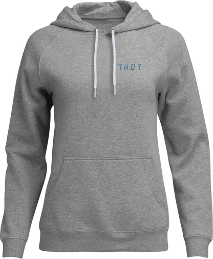 THOR Women's Trax Pullover Hoodie - Heather Gray - Small 3051-1240