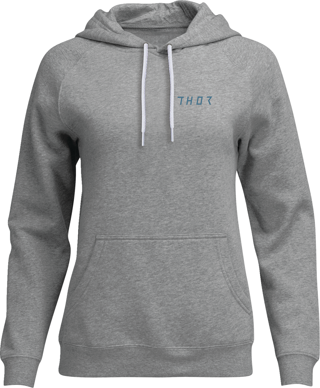 THOR Women's Trax Pullover Hoodie - Heather Gray - Large 3051-1242