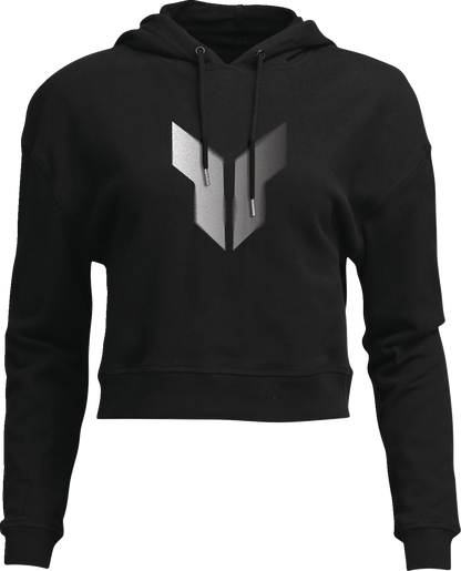 THOR Women's Noise Pullover Crop Hoodie - Black - Medium 3051-1246