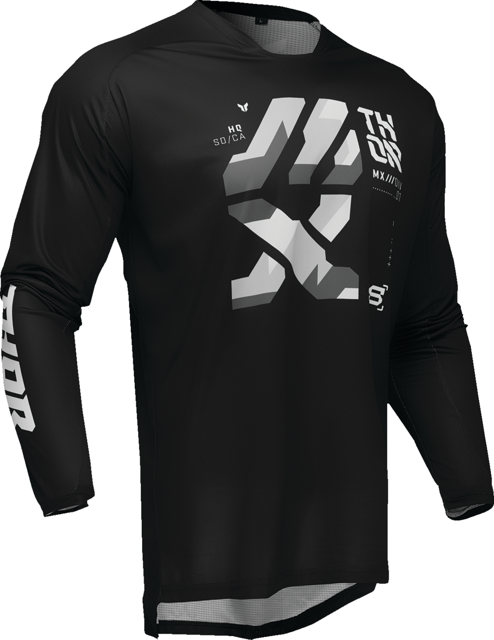 THOR Launchmode Brave Jersey - Black/Gray - Small 2910-8219