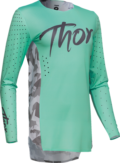 THOR Women's Sportmode Shadow Jersey - Teal - Small 2911-0321