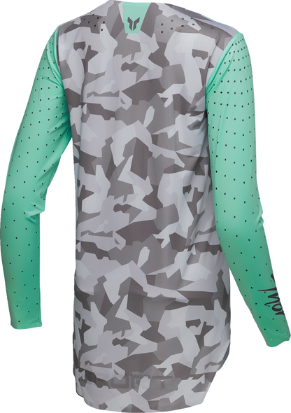 THOR Women's Sportmode Shadow Jersey - Teal - Small 2911-0321