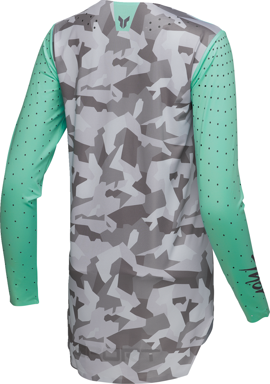 THOR Women's Sportmode Shadow Jersey - Teal - XS 2911-0320