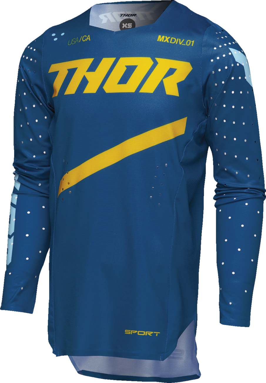 THOR Youth Sportmode Brave Jersey - Blue - Large 2912-2537