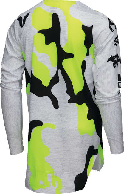 THOR Youth Sportmode Riot Jersey - White/Acid - Medium 2912-2539