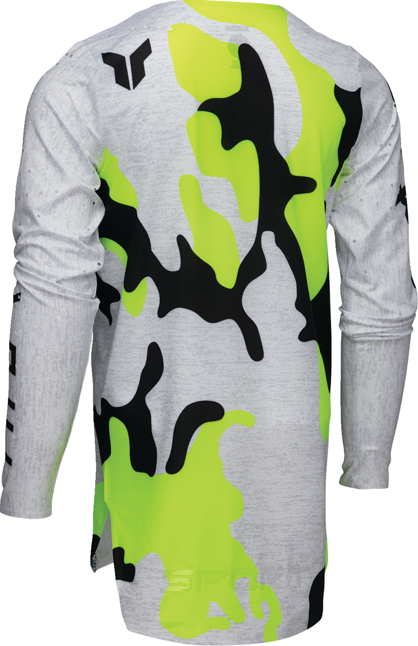 THOR Youth Sportmode Riot Jersey - White/Acid - Large 2912-2540