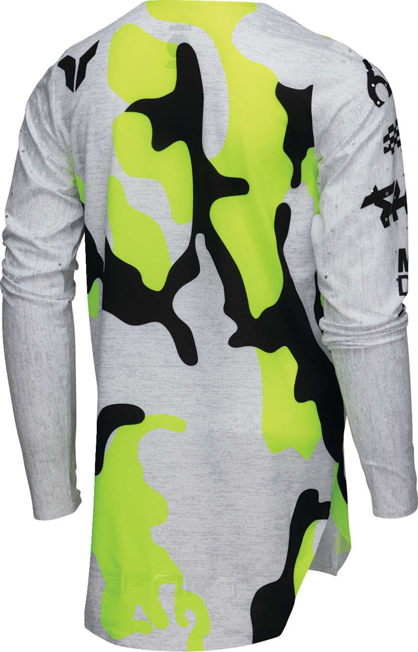 THOR Youth Sportmode Riot Jersey - White/Acid - Large 2912-2540