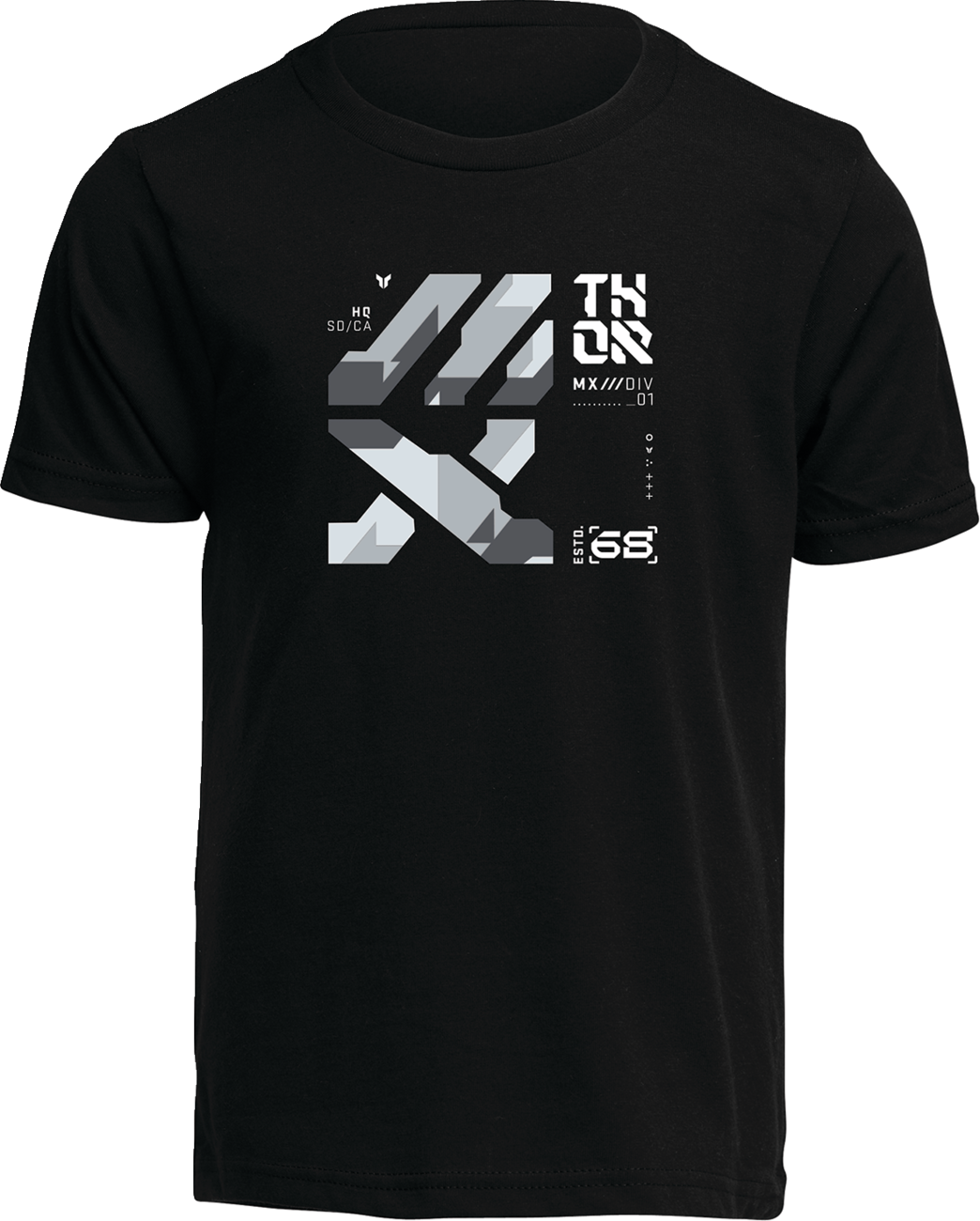 THOR Youth Forge T-Shirt - Black - XS 3032-3852