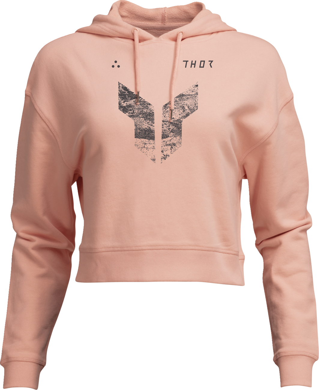 THOR Women's Iconic Pullover Crop Hoodie - Pink - XL 3051-1252