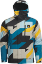 THOR Tour Jacket - Brave Blue/Yellow - Large 2920-0819