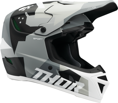 THOR Reflex Sport Carbon Helmet - Brave - MIPS® - Gray/White - 2XL 0110-8762