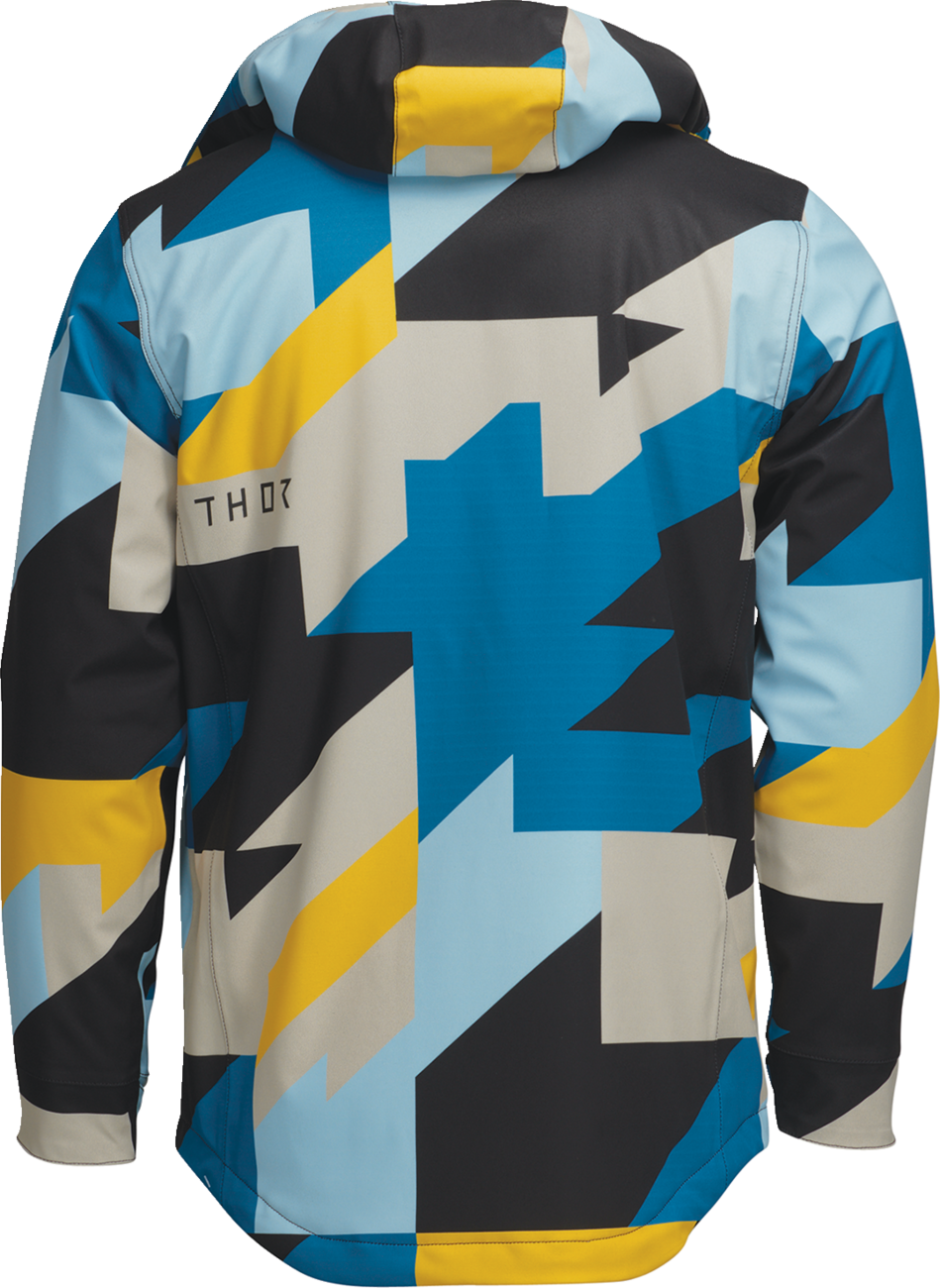 THOR Tour Jacket - Brave Blue/Yellow - Medium 2920-0818