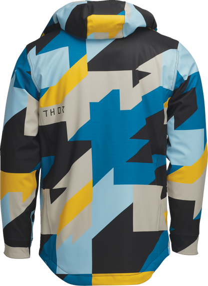 THOR Tour Jacket - Brave Blue/Yellow - Large 2920-0819