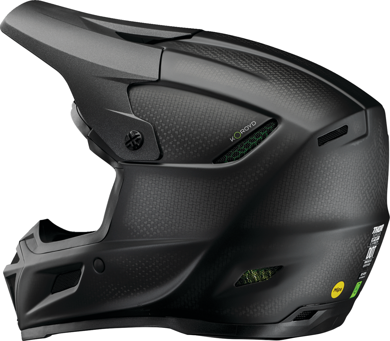 THOR Reflex Sport Carbon Helmet - Stealth - MIPS® - Black - XS 0110-8763