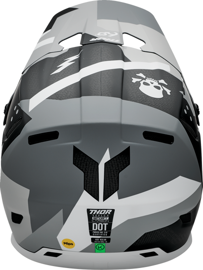 THOR Reflex Sport Carbon Helmet - Brave - MIPS® - Gray/White - Medium 0110-8759