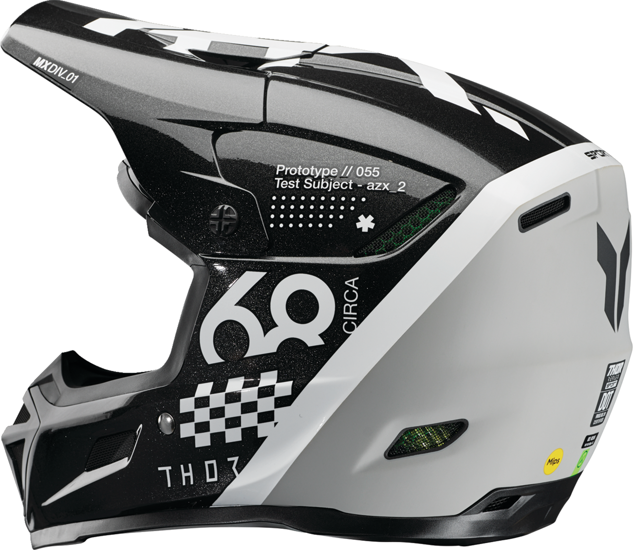 THOR Reflex Sport Helmet - Riot - MIPS® - Black/White - XL 0110-8779