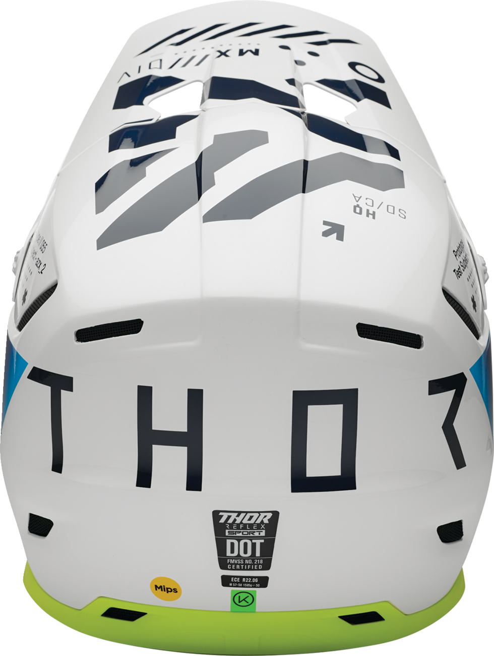 THOR Reflex Sport Helmet - Strike - MIPS® - Navy/Acid - Large 0110-8790
