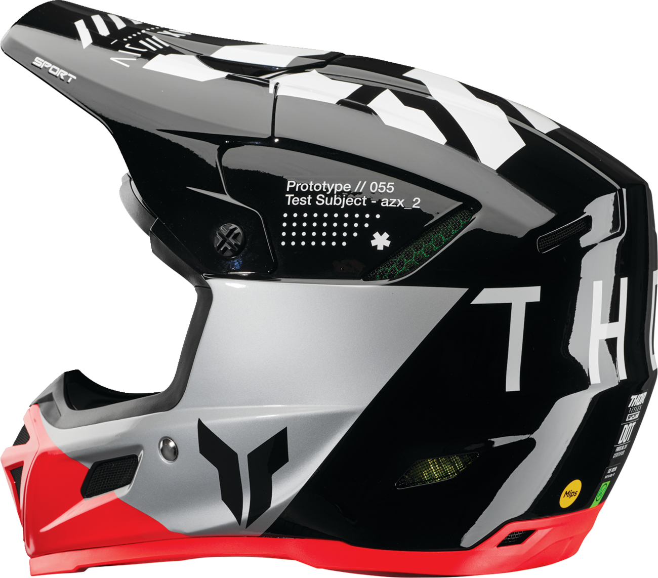 THOR Reflex Sport Helmet - Strike - MIPS® - Black/Red - Large 0110-8784